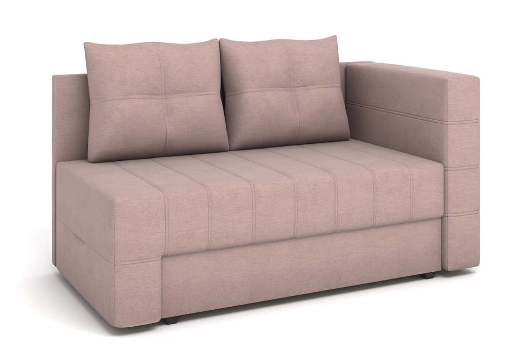 Кушетка с откидным подлокотником «Кинг» Микрошенилл Lounge 06