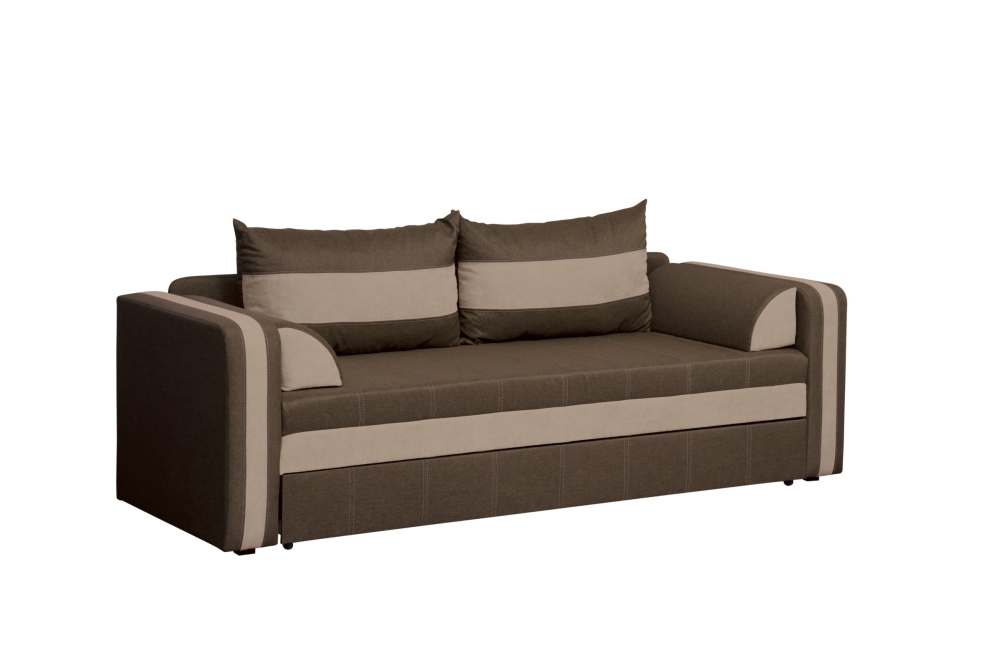Диван-кровать «Енисей» Жаккард шоколад/Жакард латте