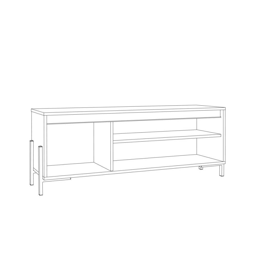 Тумба под ТВ 13.275 «Квадро» Дуб Сантьяго