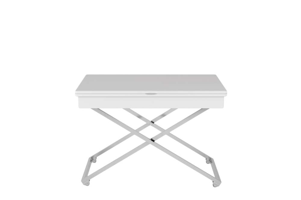 Стол-трансформер «Андрэ» Хром белый