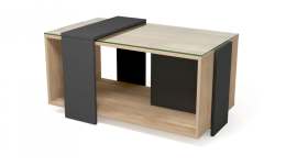 Стол журнальный 3 «Марибель» Дуб Ирландский/Антрацит