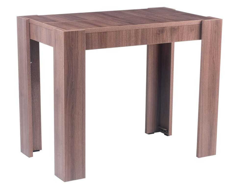 Стол «Giant» D69 Дуб шамони темный, В сложенном положении: Д: 530 мм, Ш: 900 мм, В: 760 мм