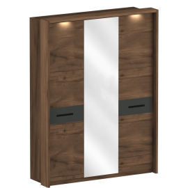 Шкаф 3-х дверный «Глазго» с обрамлением