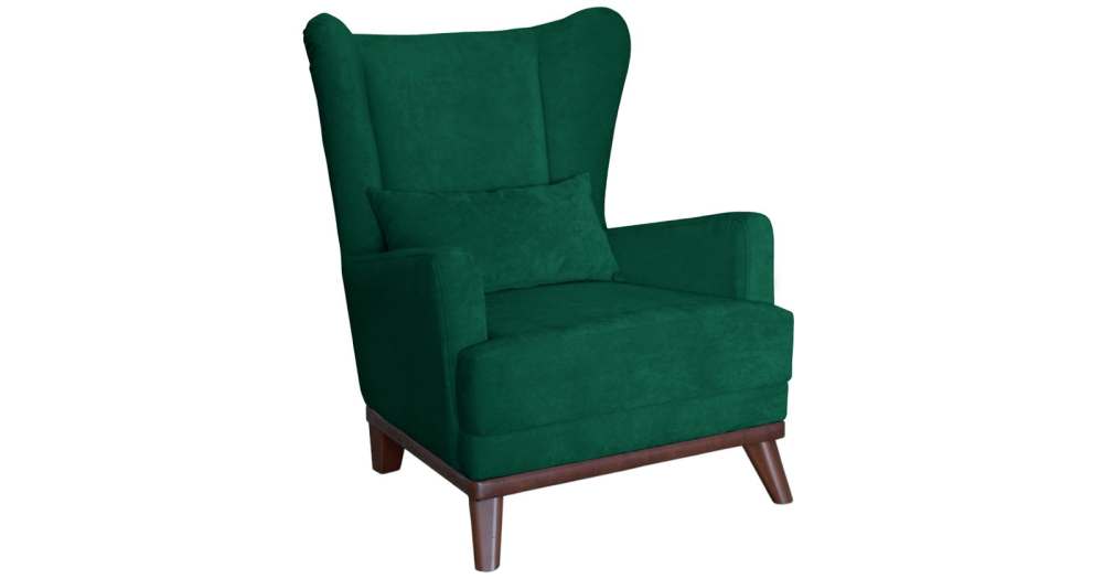 Кресло  «Оскар» темно-зеленый малахитовый