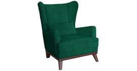 Кресло  «Оскар» темно-зеленый малахитовый