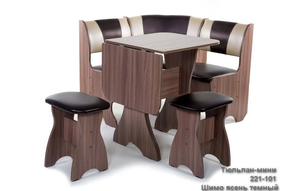 Экокожа комбинированная 221/101 темно-коричневый/бежевый