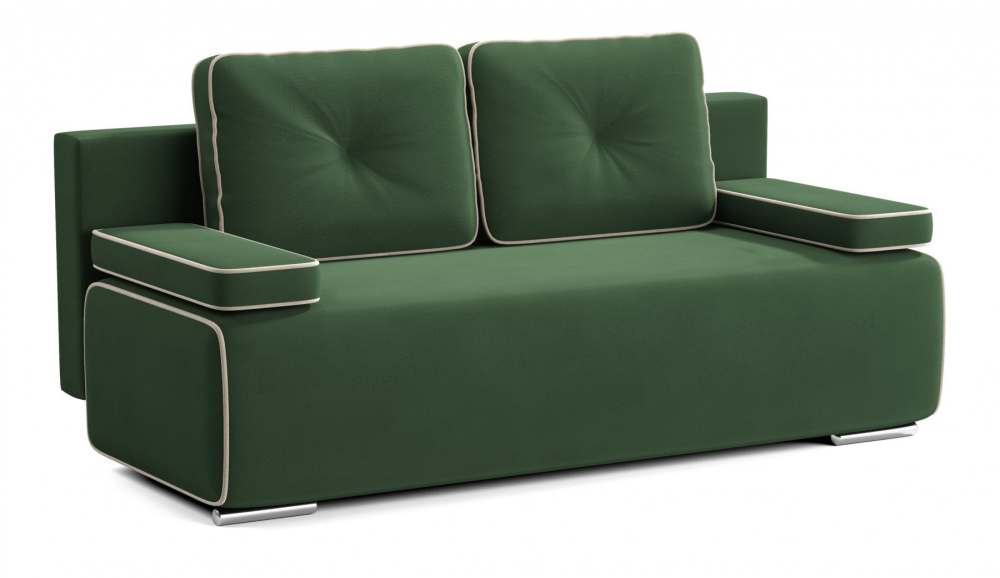 Диван прямой «Асти» Amigo green/Amigo cream