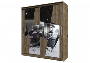 Шкаф-купе «Номер 19 Кантри» Гикори темный