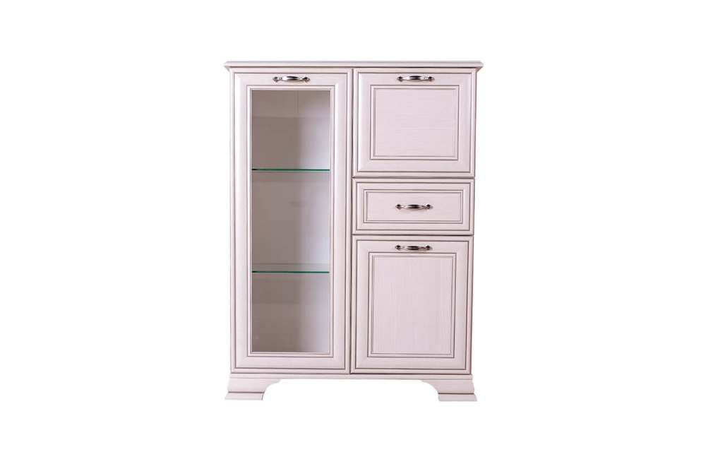 Тумба «Тиффани» 1V2D1S Вудлайн кремовый