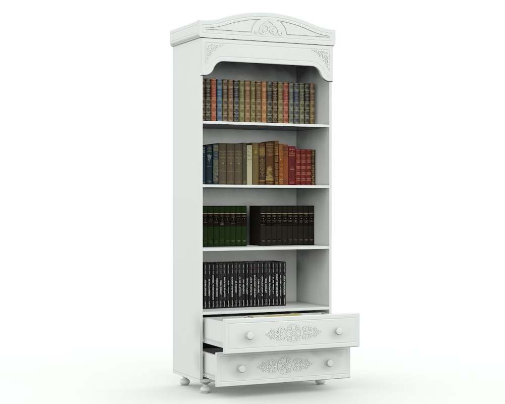 Стеллаж комбинированный «Ассоль» АС-3, ширина 41 см