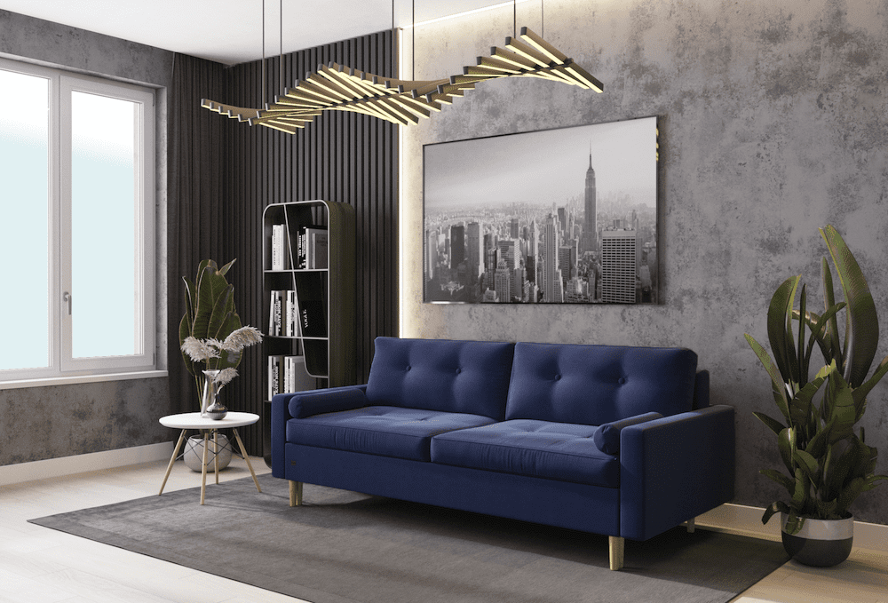 Диван-кровать «Скандинавия» Vivaldi 14 (Велюр)