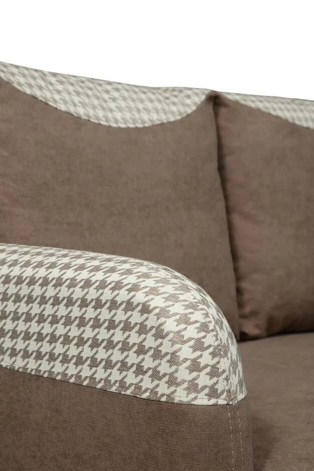 Диван-кровать «Наоми» Велюр кенди мокко/шанель латте