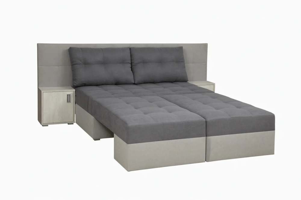 Диван «Даллас» обивка велюр прага дым/велюр прага туман/