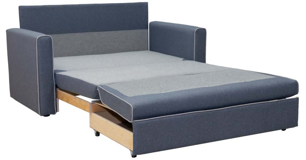 Диван-кровать «Найс 120» ТД 172 Алма 24 стальной серый