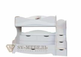 Кровать двухъярусная «Акварель-1» Море, без матраца