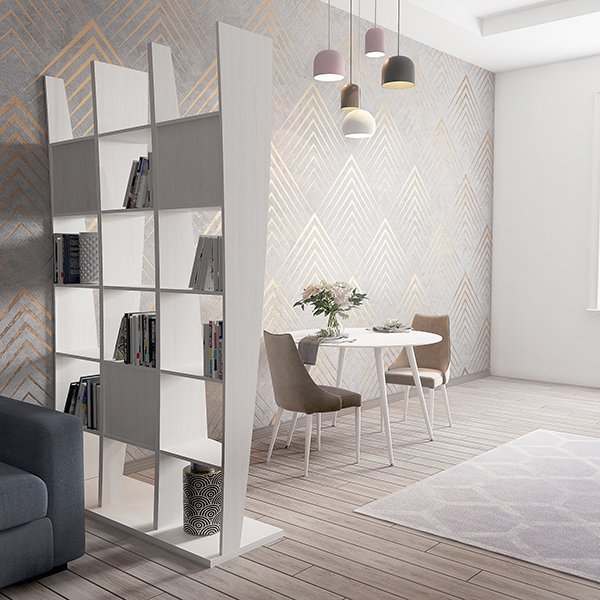 Стеллаж-перегородка «Макао 3» Дуб ирландский, ширина 135 см