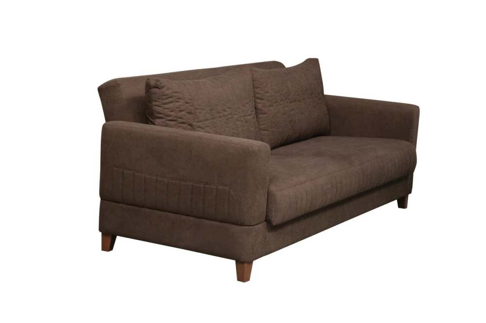 Диван «Магнат» Велюр кенди шоколад, спальное место 192х133 см