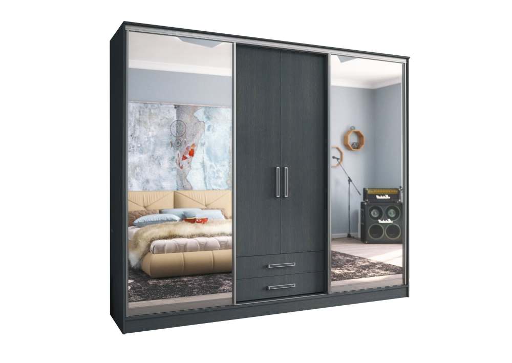 Шкаф-купе 2,7м «Номер 20» Дуб Венге