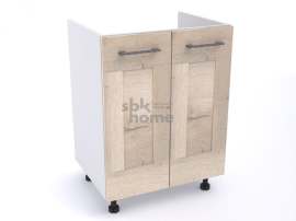 Кухонный шкаф напольный «Дублин» СМ-60 2-х дверный под мойку