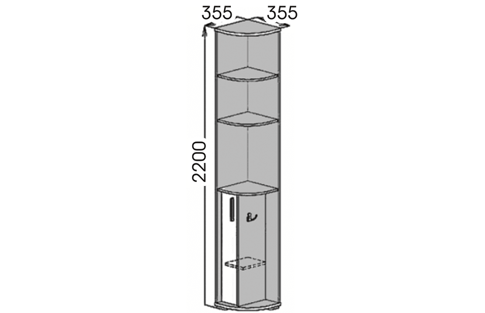 Приставка угловая«Виго»
