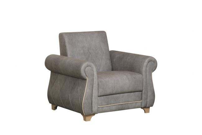 Кресло «Порто» Велюр конго грей