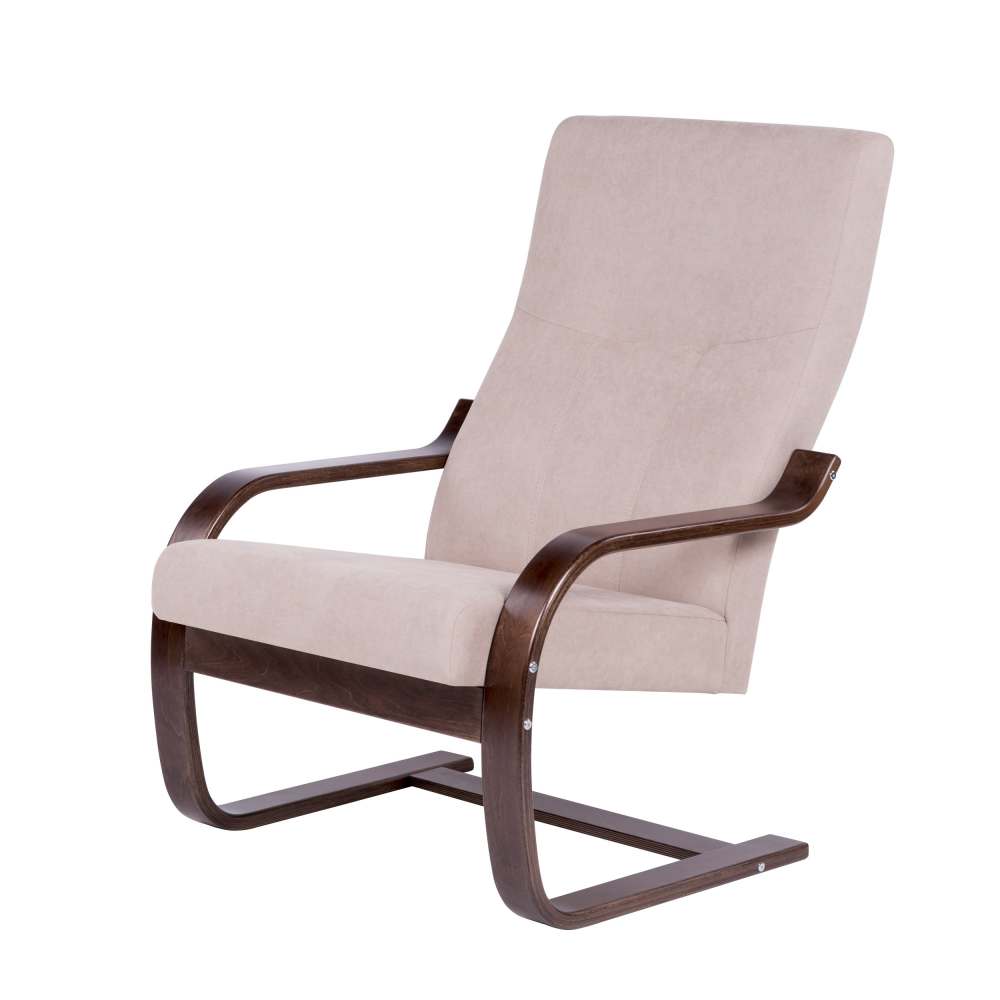 Кресло-качалка «Кристалл» Орех/Моно 111