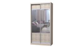 Шкаф-купе «Фортуна» Кожа крокодила светлая/Туя светлая