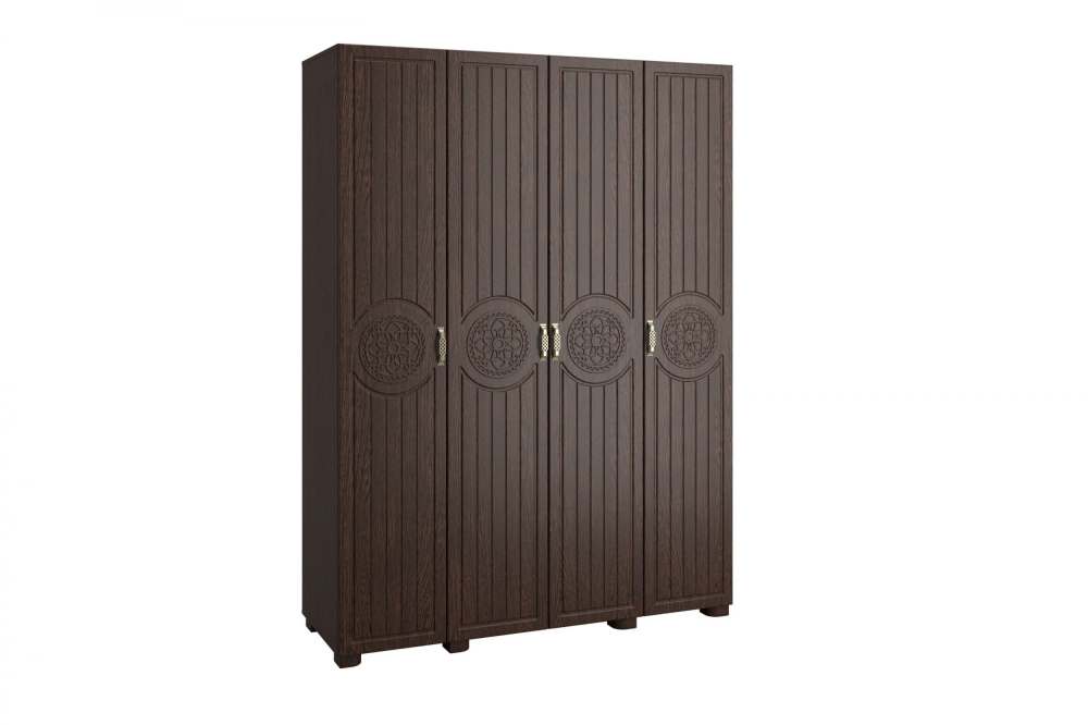 Шкаф четырёхдверный (глухой) «Монблан» МБ-25К венге