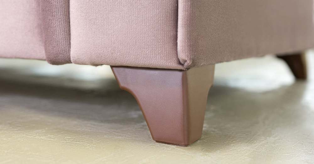 Диван 961 Лекко ява серо-розовый, спальное место 195x131 см