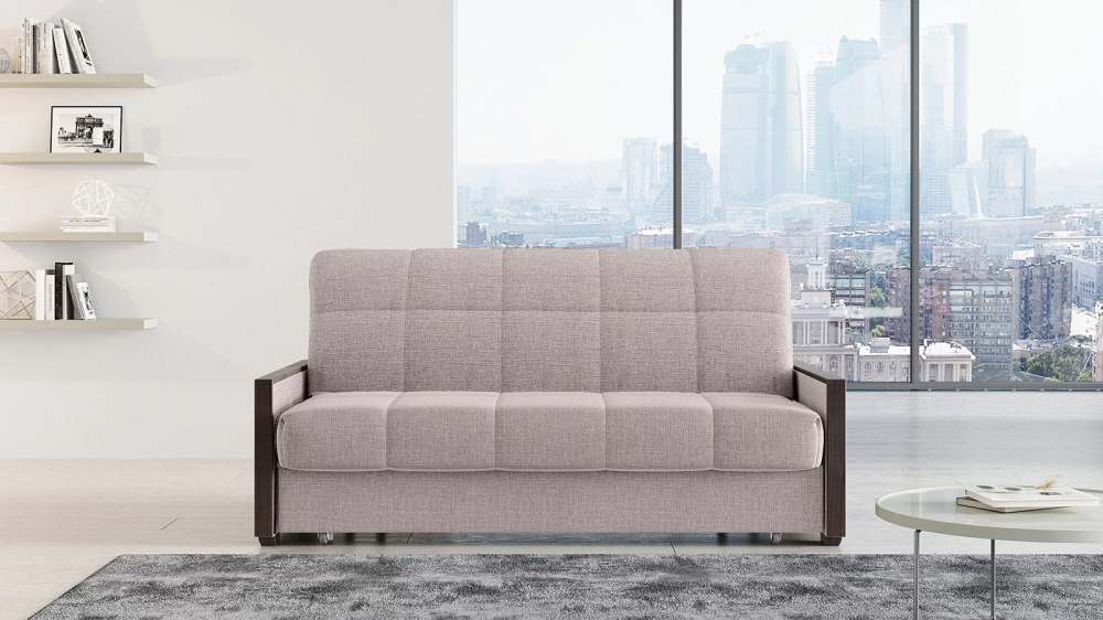 Диван Iris 507, с деревянными подлокотниками