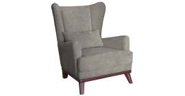 Кресло  «Оскар» светлый кварцевый серый