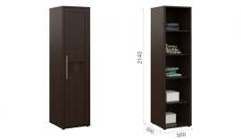 Шкаф 1-дверный «Токио» Венге