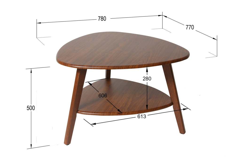 Столик журнальный «Бруклин» Орех