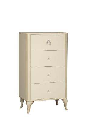 Комод 43.09 «Стефани» Бежевый/Слоновая кость патина