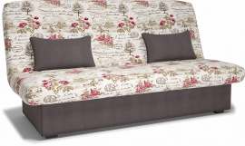 Прямой диван «Баккара» Велюр Фреш Прованс 01/Newtone dark brown