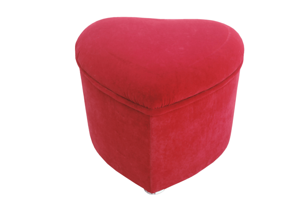 Пуф «Сердечко», размер:Ширина: 48см Глубина: 48см Высота: 42см