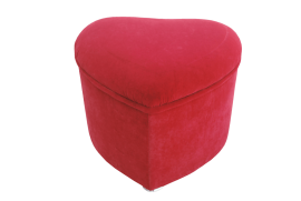 Пуф «Сердечко», размер:Ширина: 48см Глубина: 48см Высота: 42см