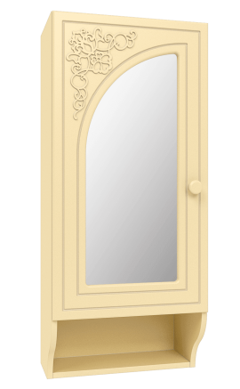 Шкаф навесной «Соня» СО-4К левый Бежевый