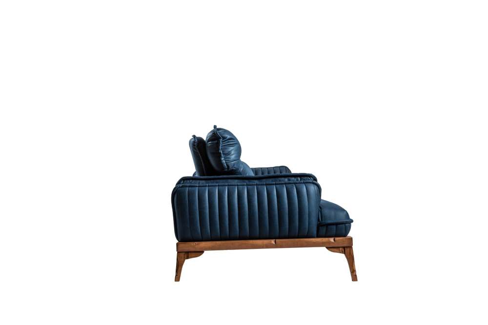 Диван 3х местный «Tetra» без спального места Синий