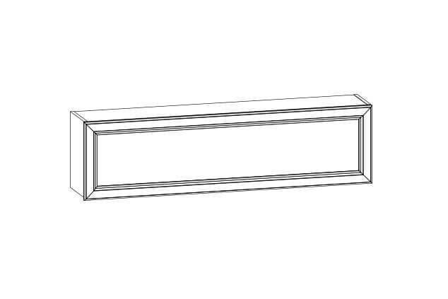 Полка навесная «Монако» 1D