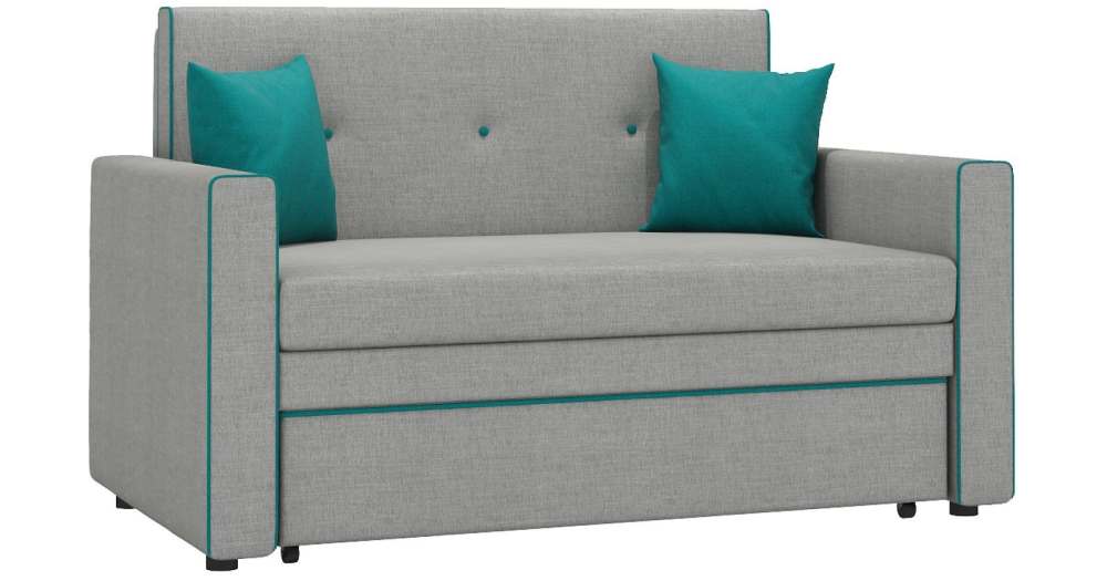 Диван-кровать «Найс 120» ТД 112 Алма 21 бирюзовый