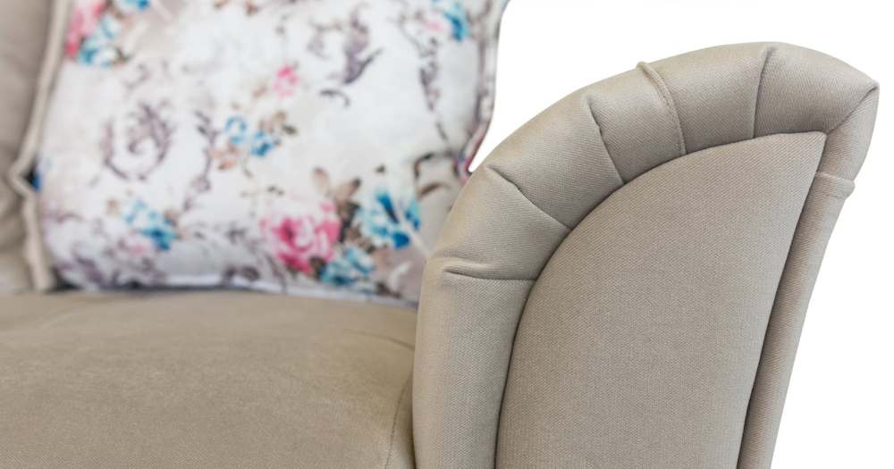 Диван 963 Лекко фог светлый кварцевый серый