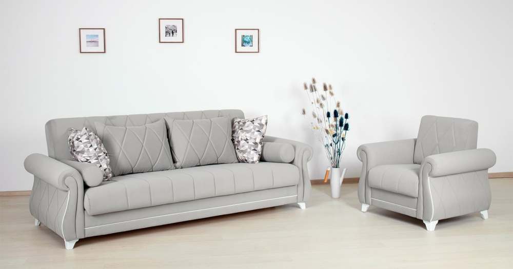 Диван-кровать «Роуз» 414 Прима лайт грей