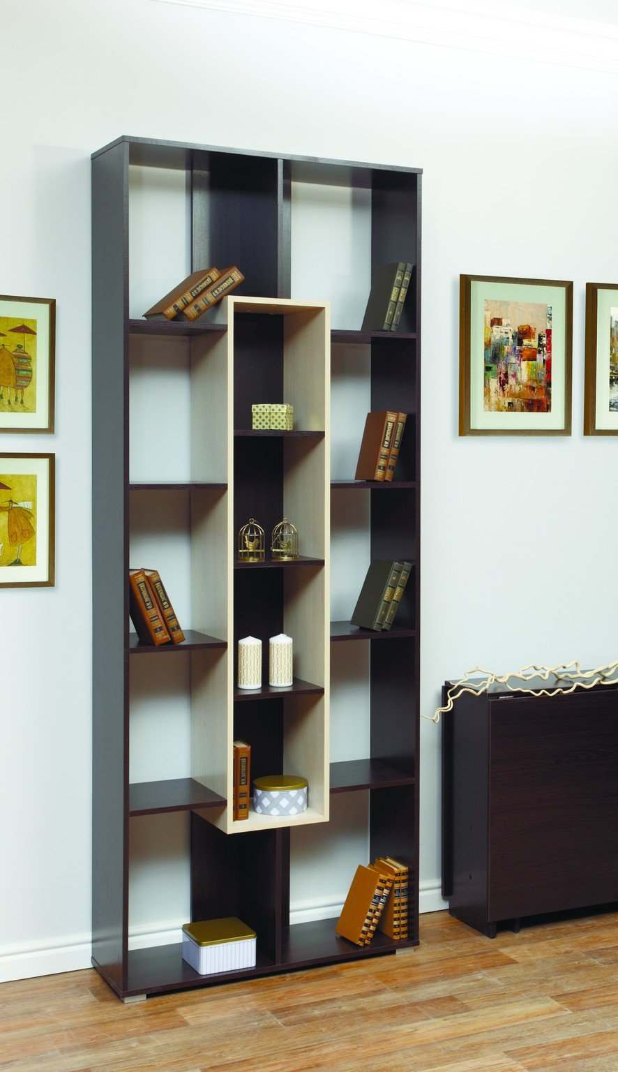 Стеллаж «Визит» 14 Венге дуб линдберг