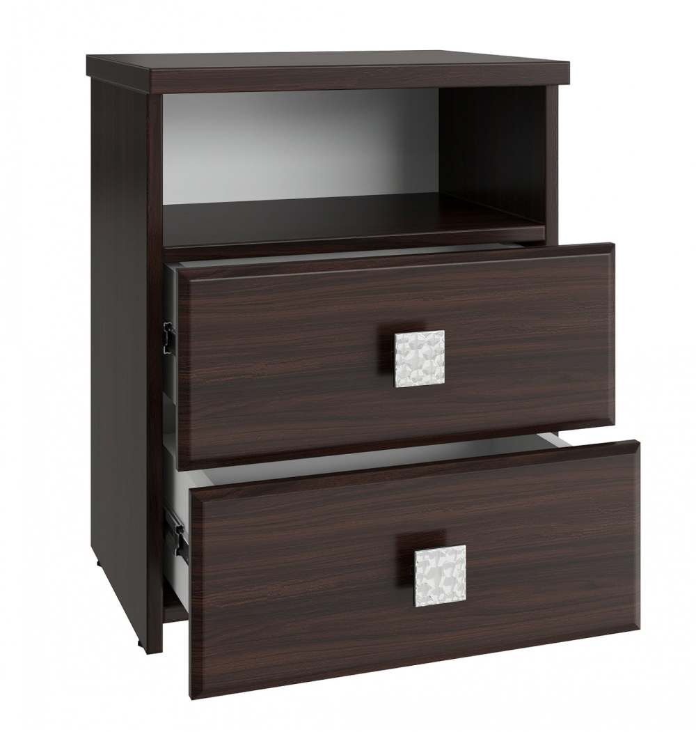 Тумба прикроватная «Изабель» ИЗ-58К Орех темный new