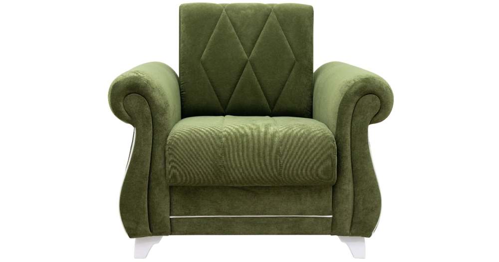 Кресло «Роуз» ТК 256 Велюр В-13 Оливковый