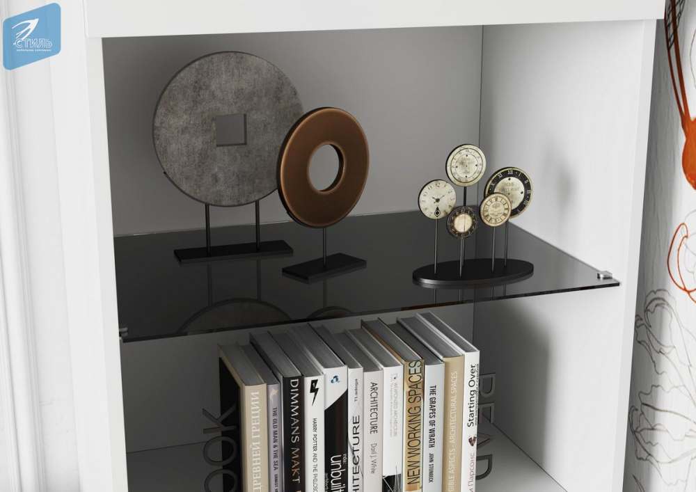 Гостиная «Стенфорд» Белый гладкий/МДФ Белый Софт матовый