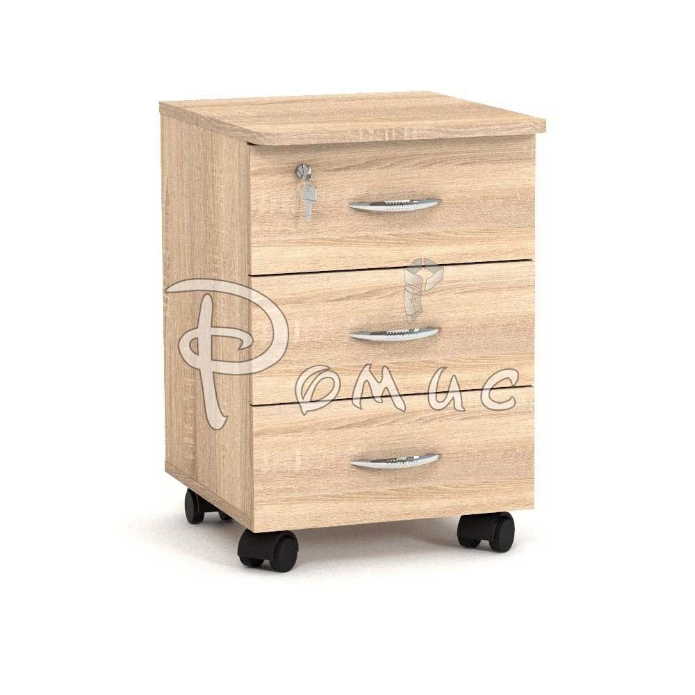 Тумба выкатная с замком «Ромис», 400х460х590 мм