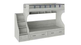 Кровать 2-х ярусная «Кантри» с приставной лестницей