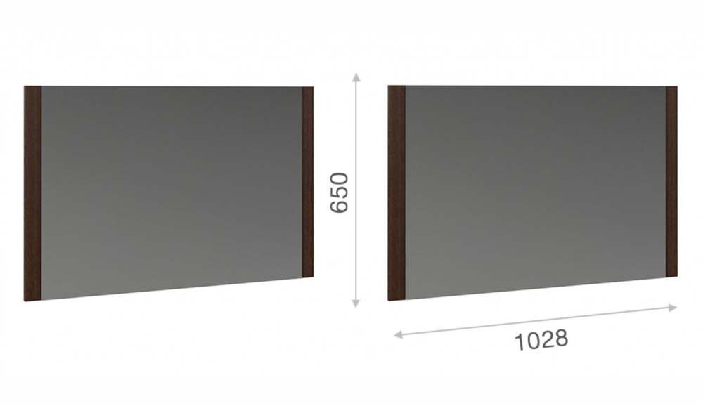 Зеркало «Аврора» Венге